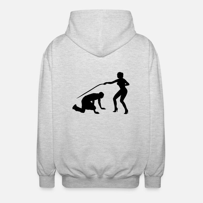 Bachelor-Junge - Unisex Kapuzenjacke - Hellgrau meliert