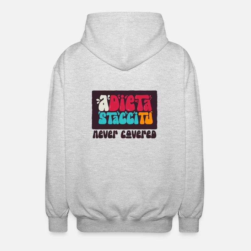 Die Stacci Tu Diät - Unisex Kapuzenjacke - Hellgrau meliert