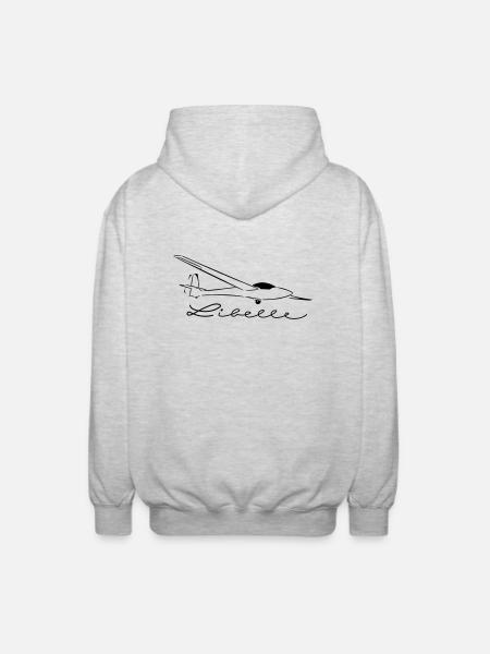 standard libelle - Unisex Kapuzenjacke - Hellgrau meliert