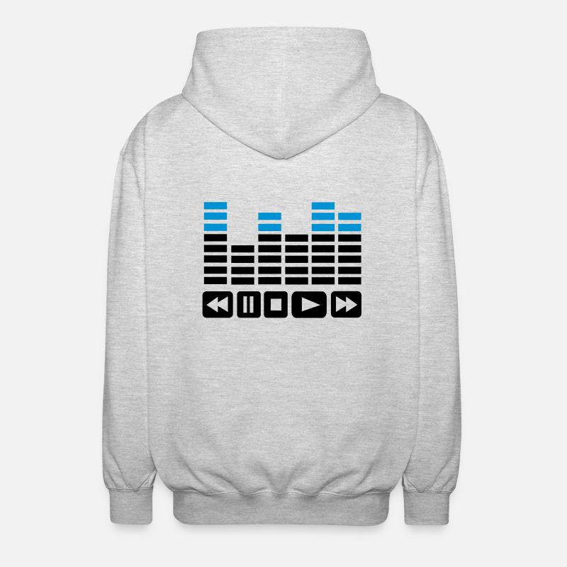 Equalizer - Veste à capuche unisexe - gris clair chiné