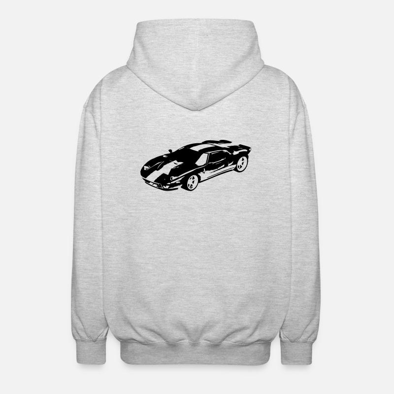 GT 40 - Unisex Kapuzenjacke - Hellgrau meliert
