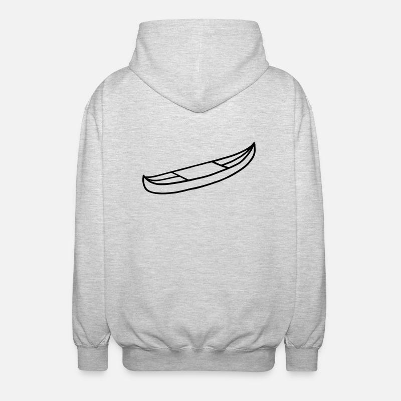 Kajak - Kanu - Unisex Hooded Jacket - light heather grey