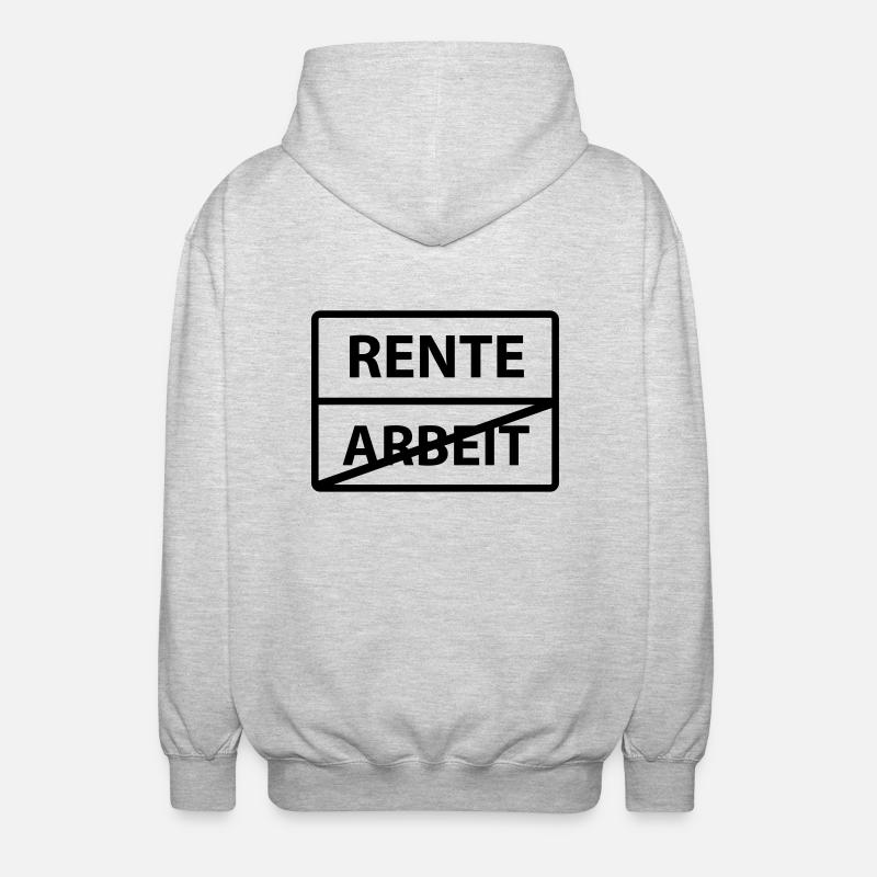 rente - Veste à capuche unisexe - gris clair chiné