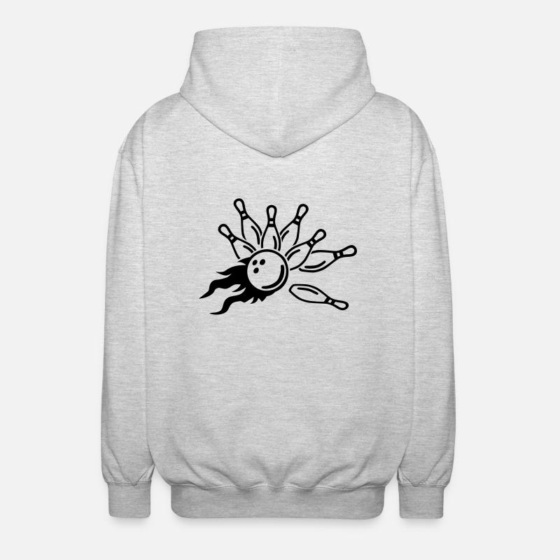 Bowling - Veste à capuche unisexe - gris clair chiné