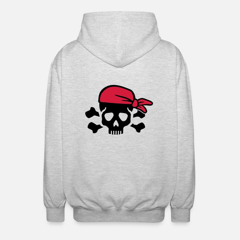 Pirate - Veste à capuche unisexe - gris clair chiné