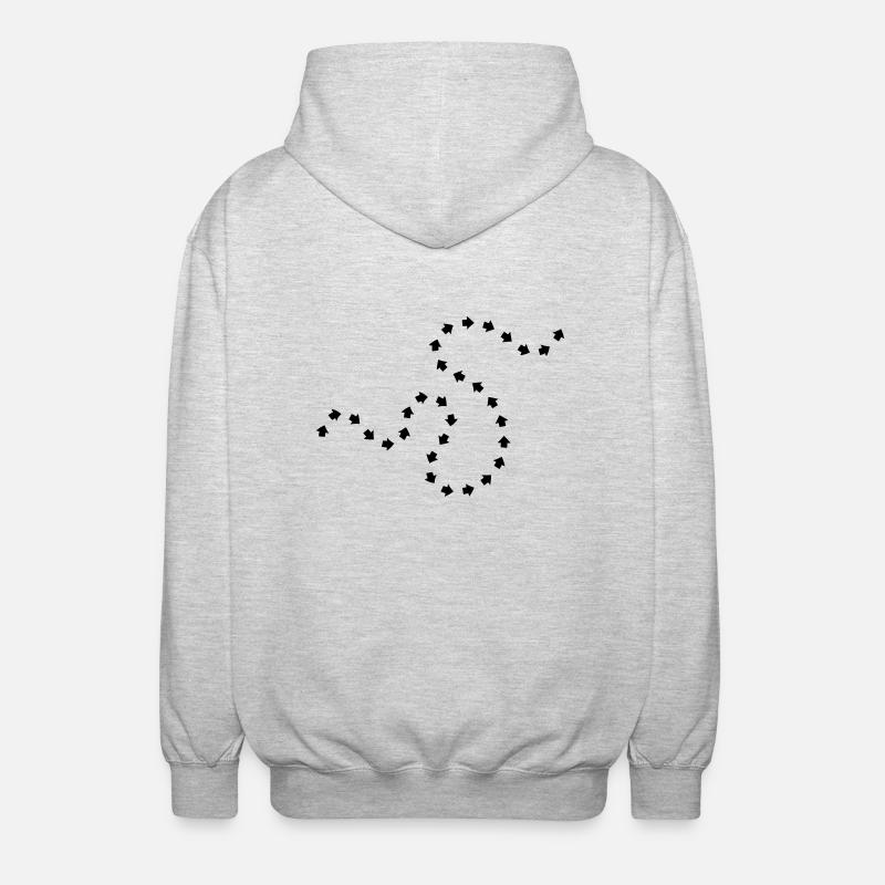 weg_f1 - Unisex Hooded Jacket - light heather grey