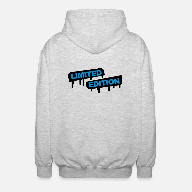 Limited Edition Graffiti - Unisex Hooded Jacket - light heather grey
