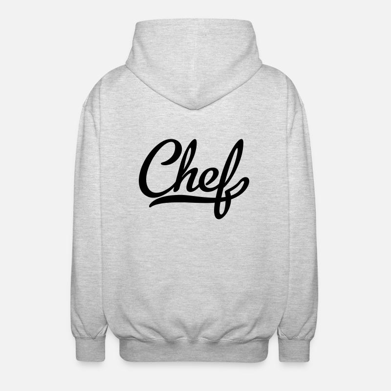 chef - Veste à capuche unisexe - gris clair chiné