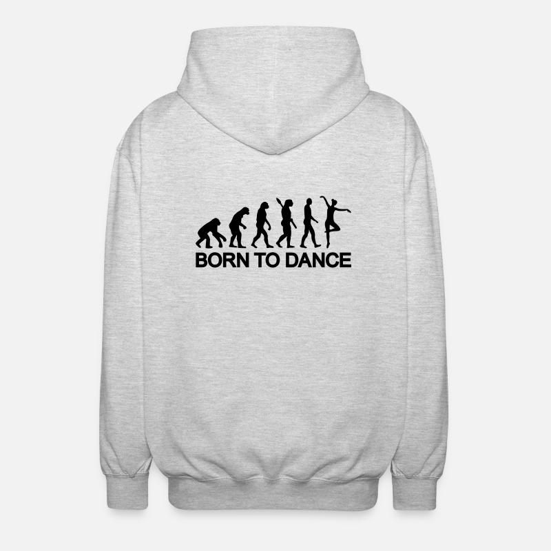 Ballet Evolution - Unisex Hooded Jacket - light heather grey