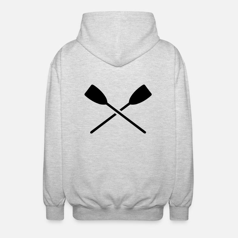 Aviron - Veste à capuche unisexe - gris clair chiné