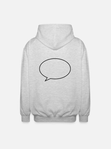 bubble - Unisex Hooded Jacket - light heather grey