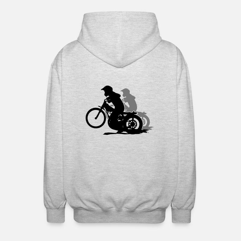 Speedway - Veste à capuche unisexe - gris clair chiné