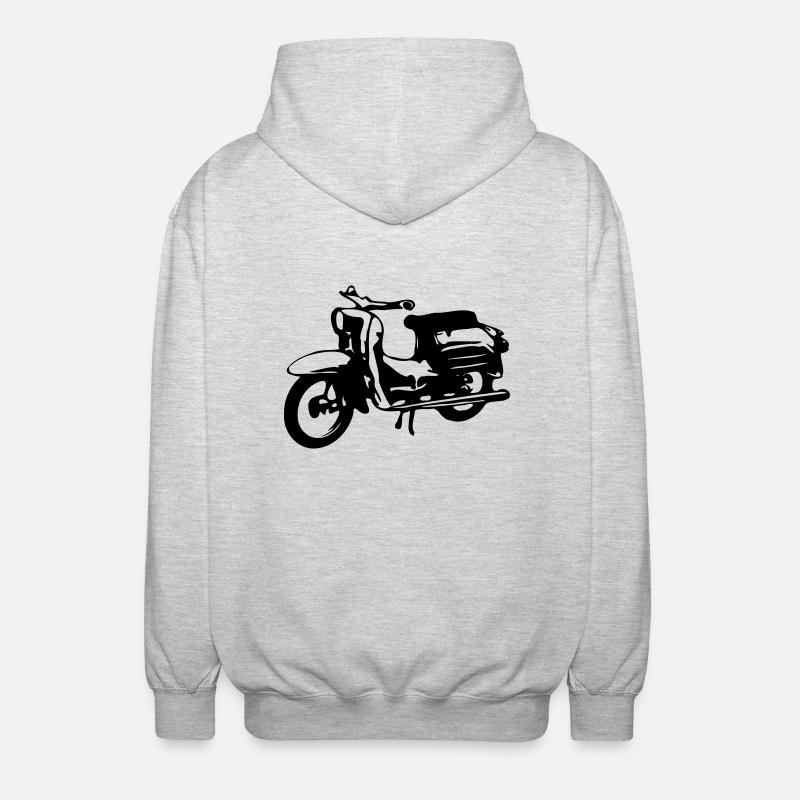 Schwalbe 1 (1 col.) - Unisex Hooded Jacket - light heather grey