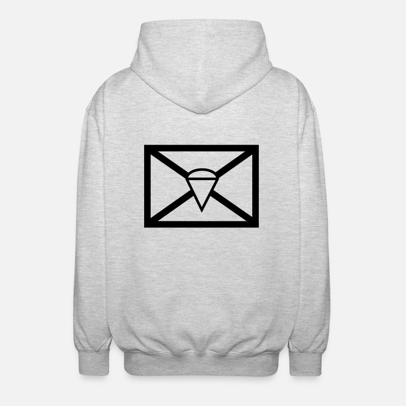 Fallschirmjäger - Unisex Kapuzenjacke - Hellgrau meliert