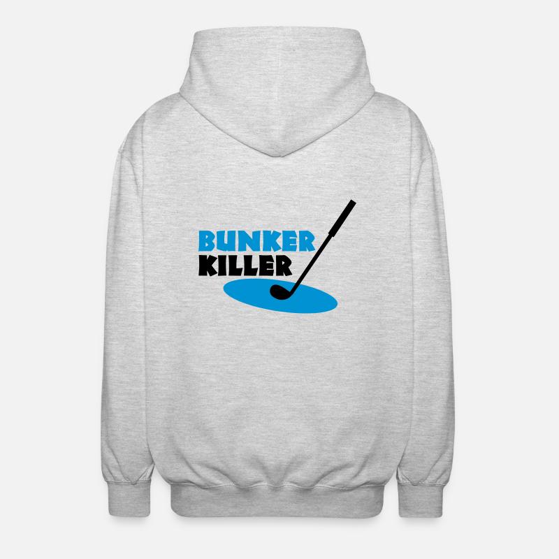 golf - Veste à capuche unisexe - gris clair chiné