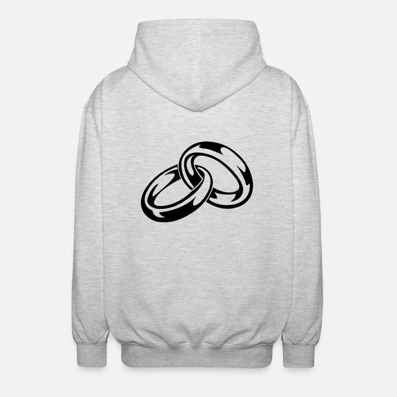 eheringe_01 - Unisex Hooded Jacket - light heather grey