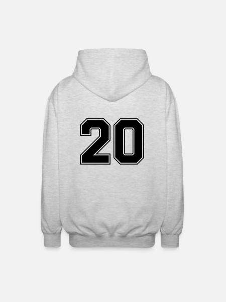 20 - Unisex Hooded Jacket - light heather grey