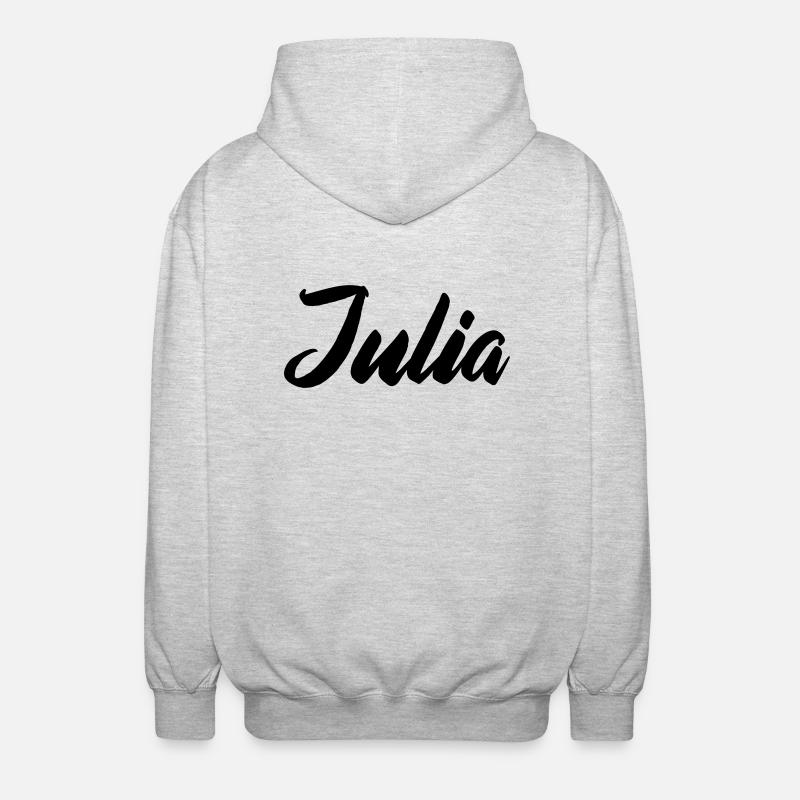 Nom de Julia - Veste à capuche unisexe - gris clair chiné