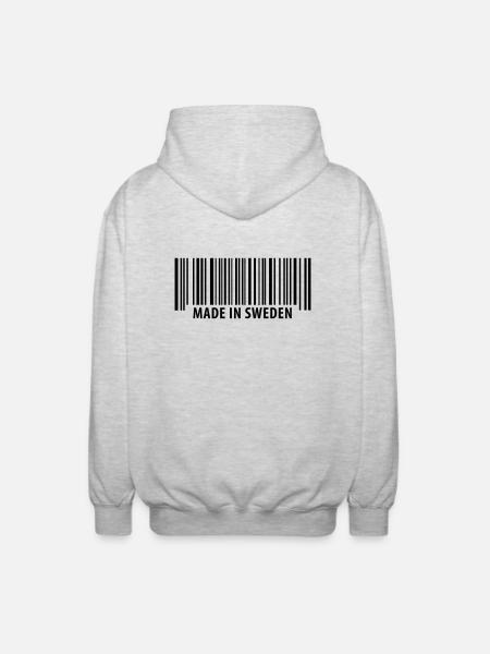 Made in Sweden - Unisex Hooded Jacket - light heather grey