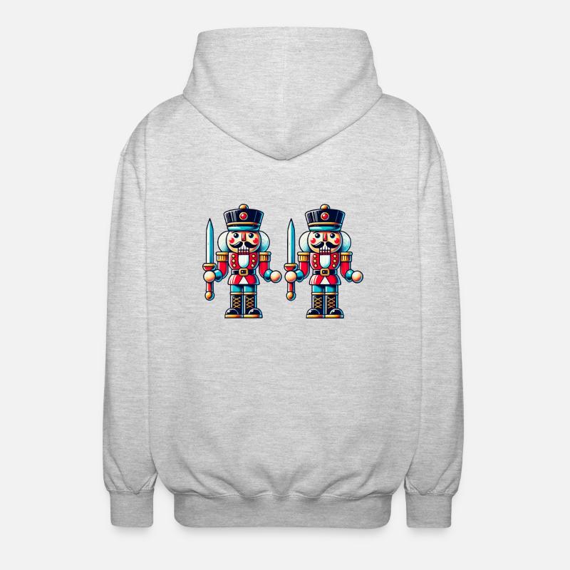 Nutcracker 2 - Unisex Hooded Jacket - light heather grey
