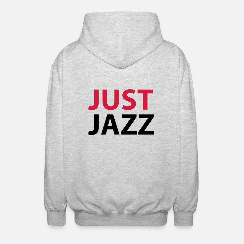 Just Jazz - Unisex Kapuzenjacke - Hellgrau meliert