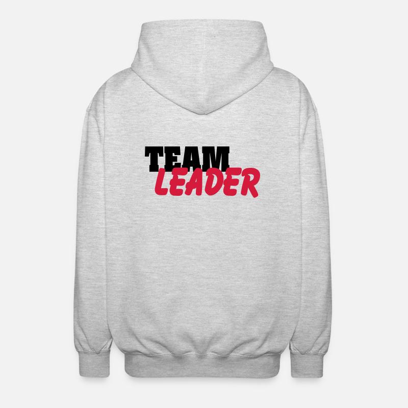 Team Leader - Veste à capuche unisexe - gris clair chiné