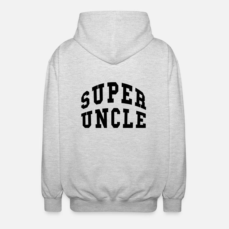 Uncle - Veste à capuche unisexe - gris clair chiné