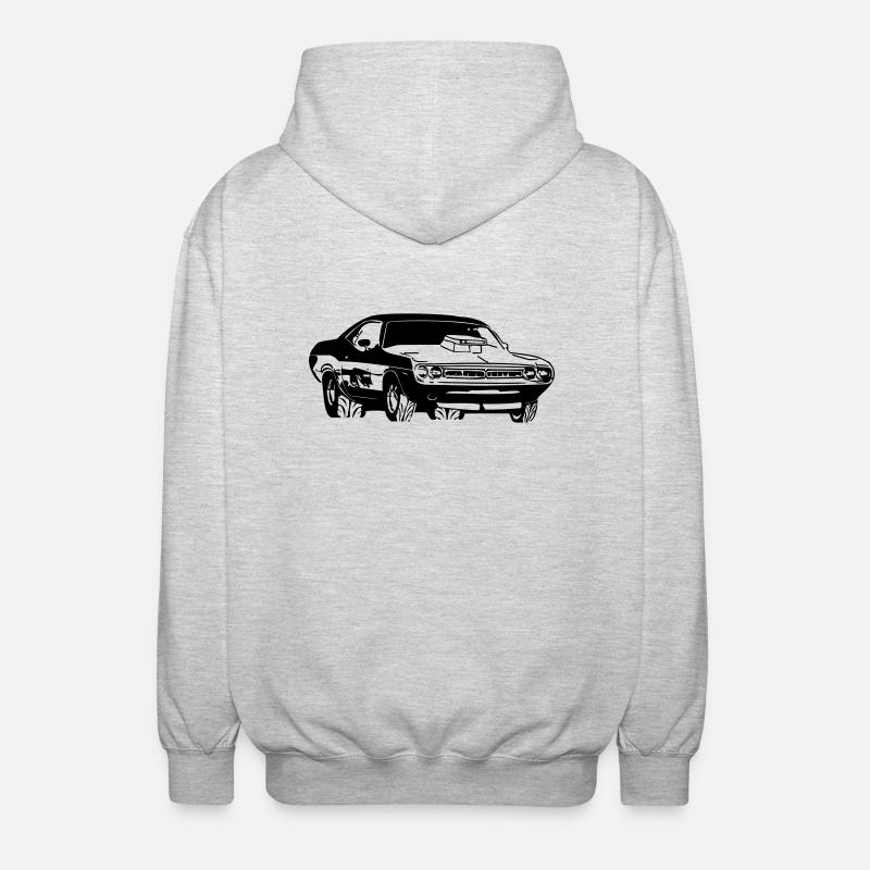 Challenger - Veste à capuche unisexe - gris clair chiné