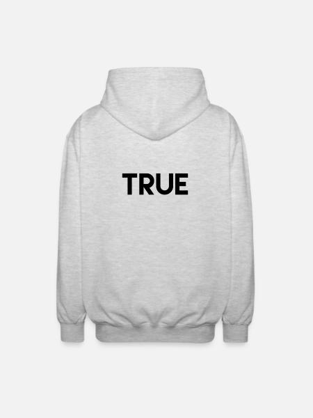 stylish design, true - Unisex Hooded Jacket - light heather grey