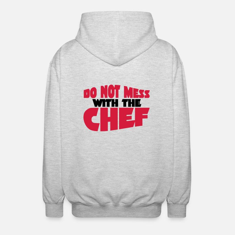 chef - Veste à capuche unisexe - gris clair chiné