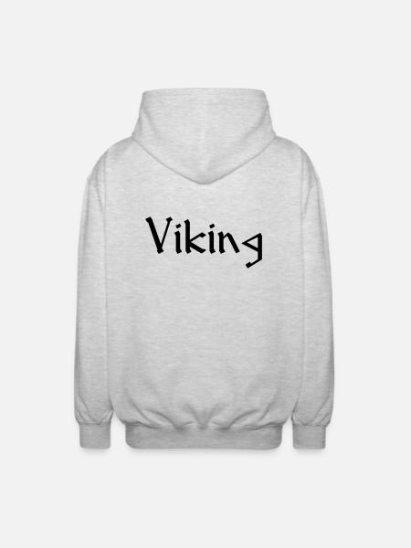 Viking - Unisex Kapuzenjacke - Hellgrau meliert