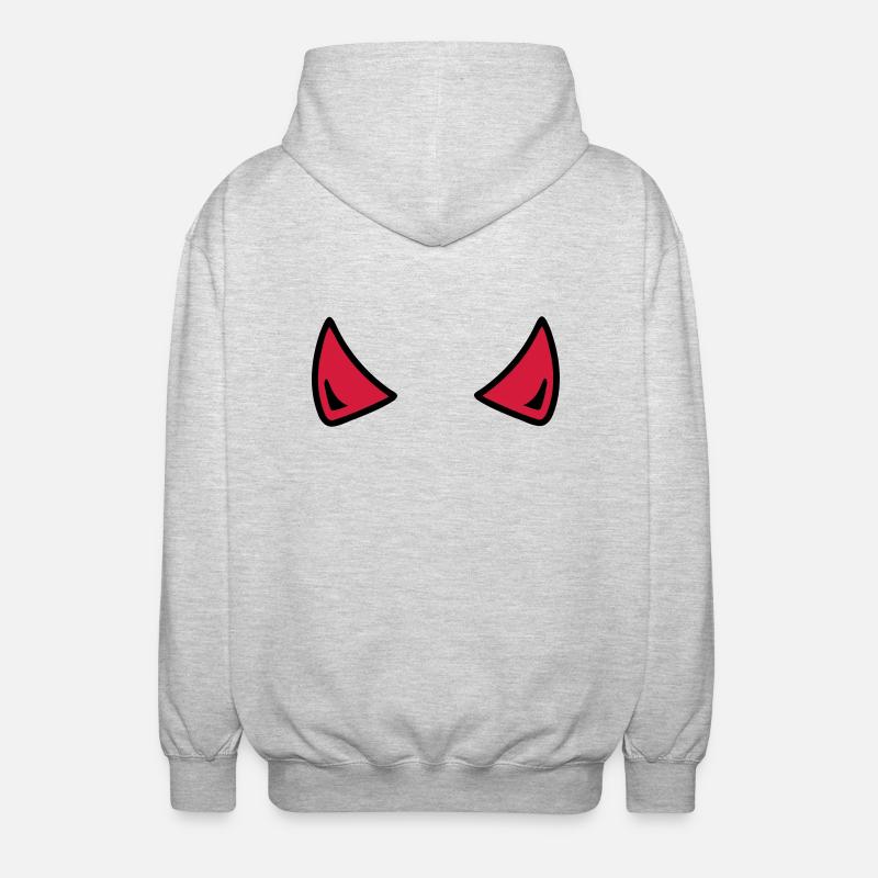 Devil - Unisex Hooded Jacket - light heather grey