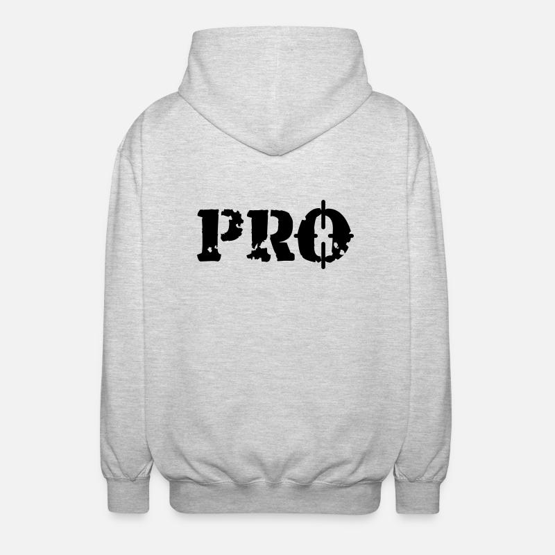 pro - Veste à capuche unisexe - gris clair chiné