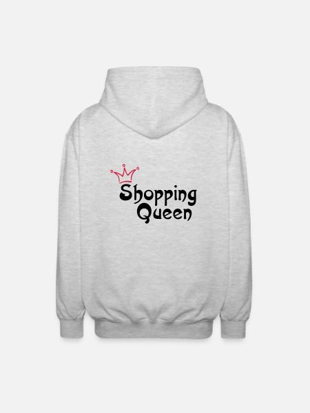 SHOPPING QUEEN - Unisex Hooded Jacket - light heather grey