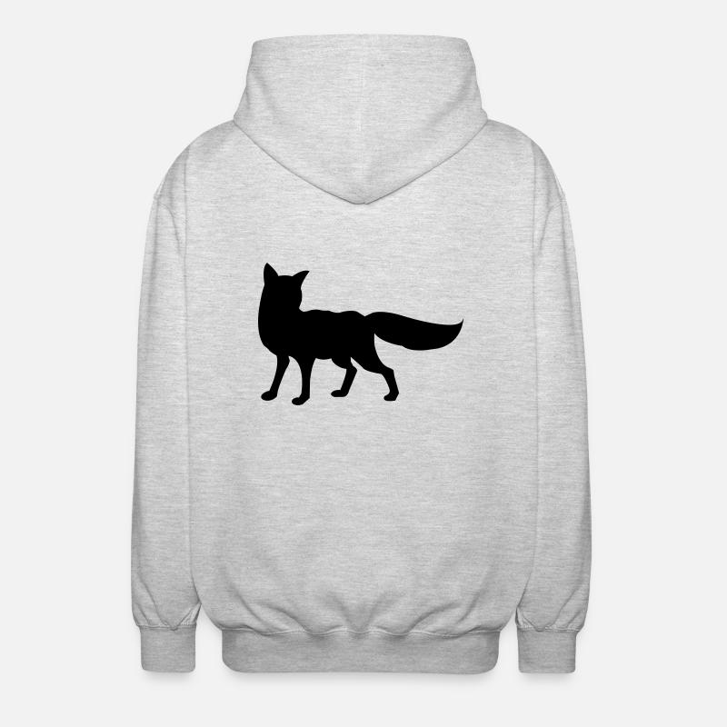fuchs - Unisex Hooded Jacket - light heather grey