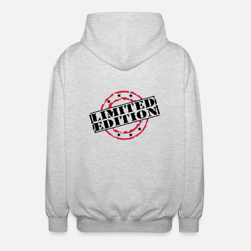 limited_edition - Unisex Kapuzenjacke - Hellgrau meliert
