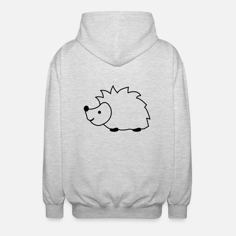 igel - Unisex Hooded Jacket - light heather grey