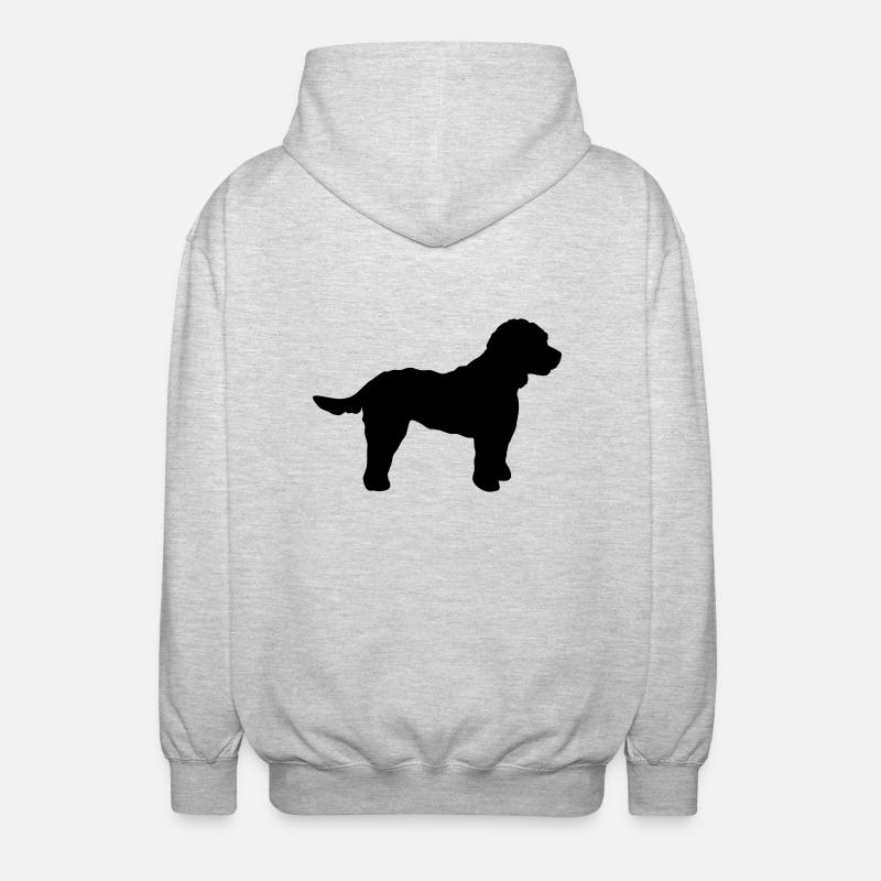 Cockapoo - Unisex Kapuzenjacke - Hellgrau meliert