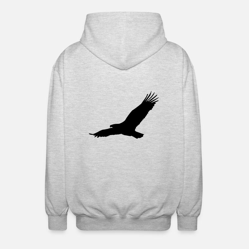 Aigle - Veste à capuche unisexe - gris clair chiné