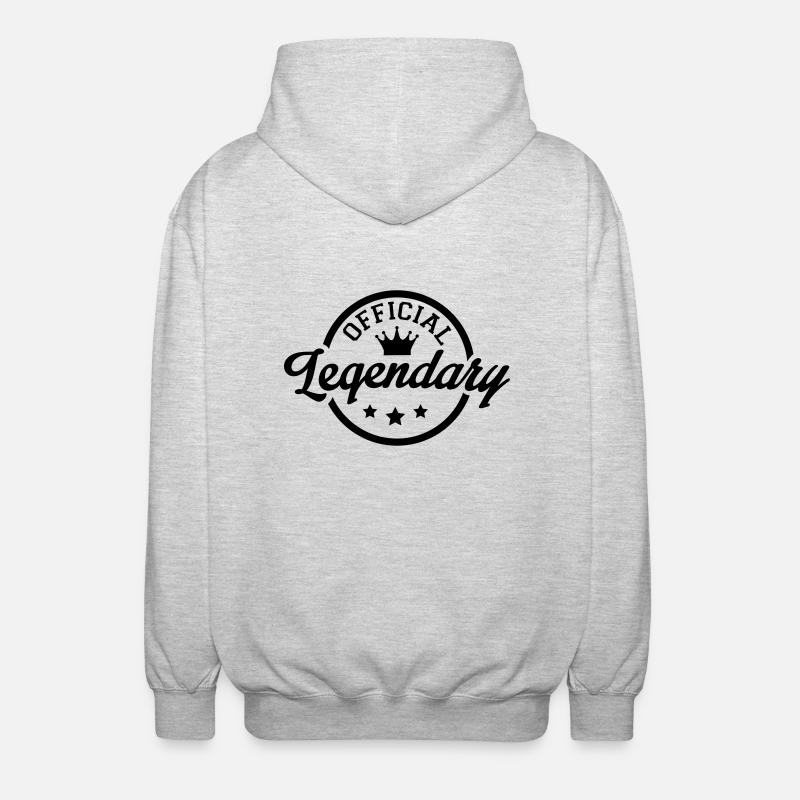 official_legendary_3f1 - Veste à capuche unisexe - gris clair chiné