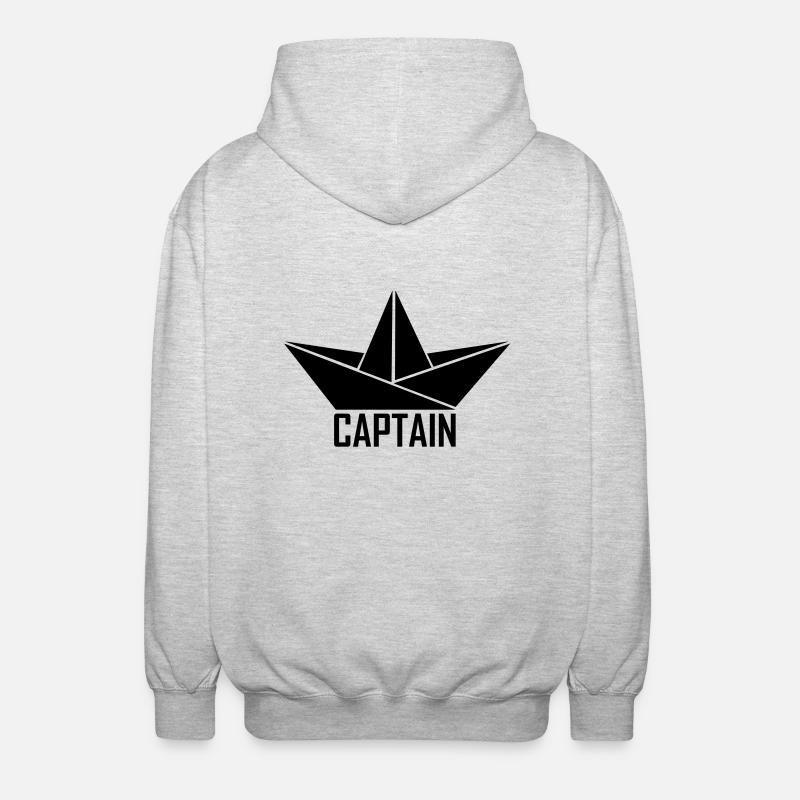 captain - Veste à capuche unisexe - gris clair chiné
