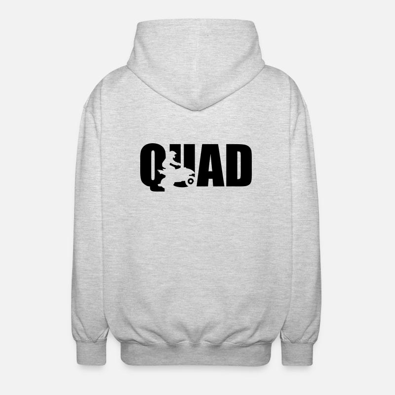 Quad - Veste à capuche unisexe - gris clair chiné