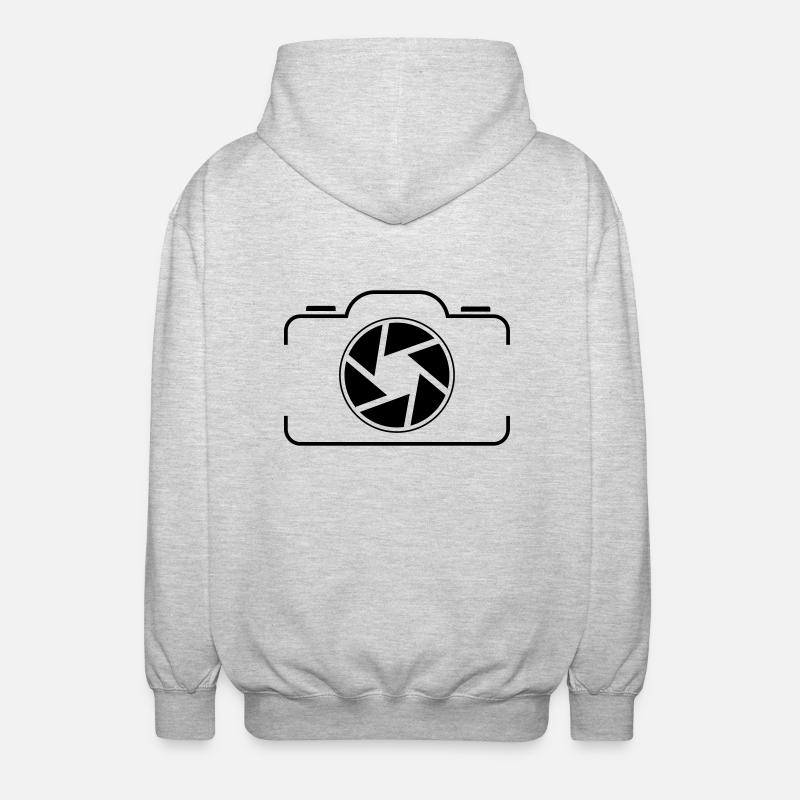 Cam - Veste à capuche unisexe - gris clair chiné