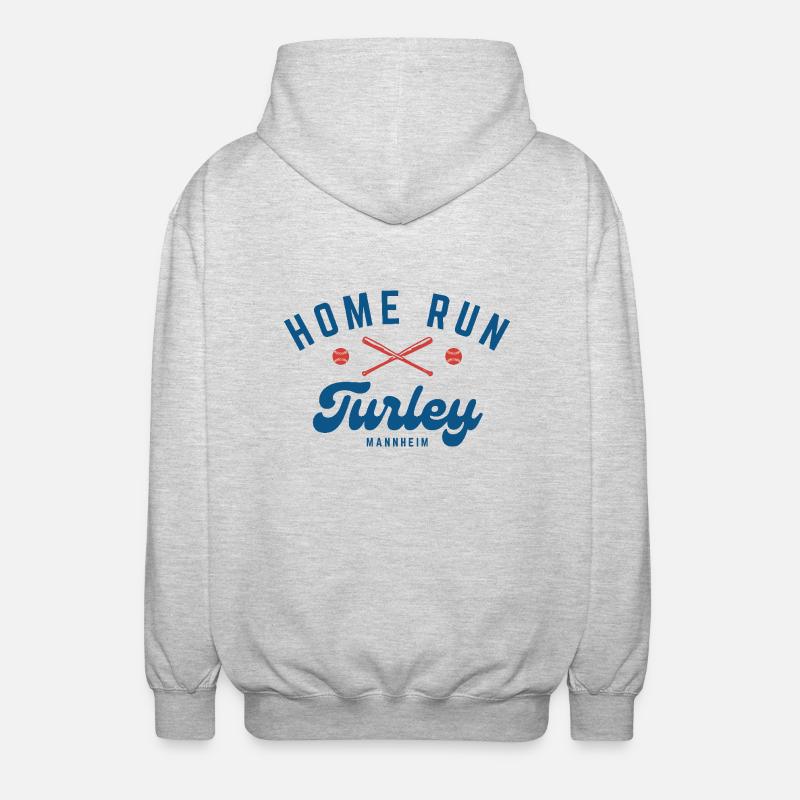 H.O.M.E RUN TURLEY MANNHEIM - Unisex Kapuzenjacke - Hellgrau meliert