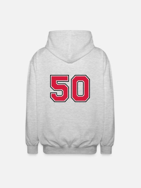 50__f2 - Unisex Hooded Jacket - light heather grey