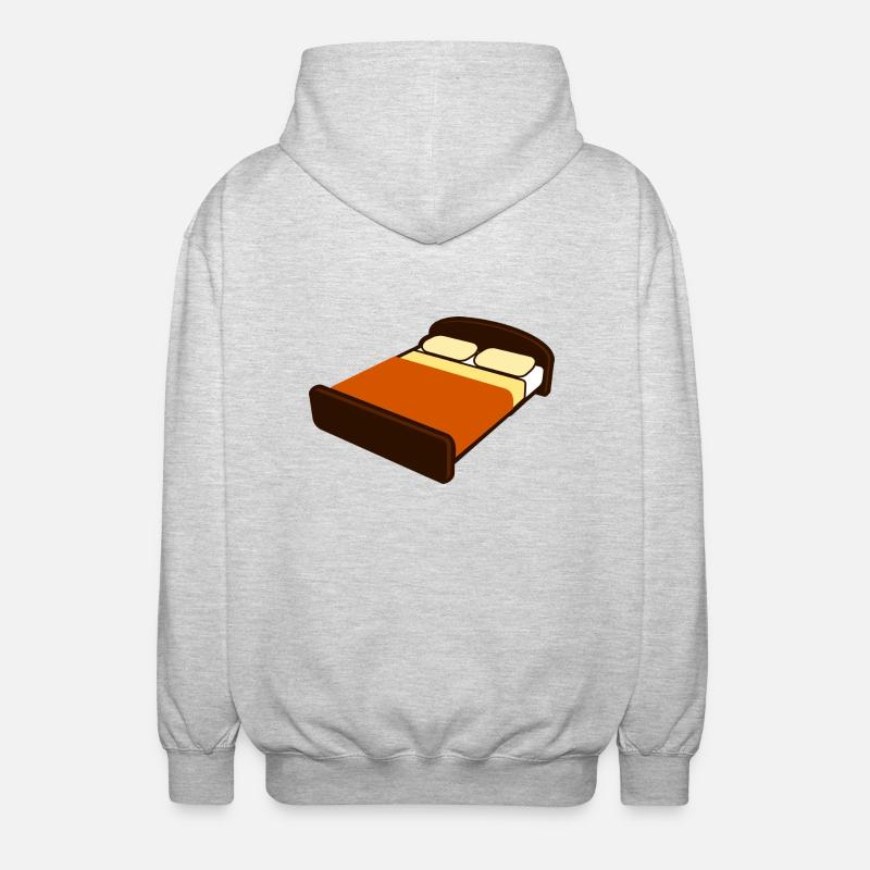 lit - Veste à capuche unisexe - gris clair chiné