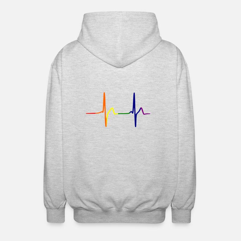 Frequenz - Unisex Hooded Jacket - light heather grey