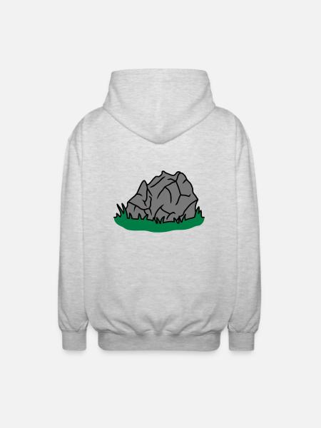 Stone - Unisex Hooded Jacket - light heather grey
