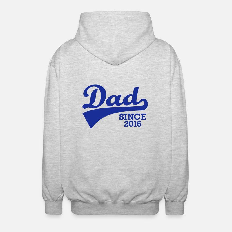 Dad 2016 - Veste à capuche unisexe - gris clair chiné