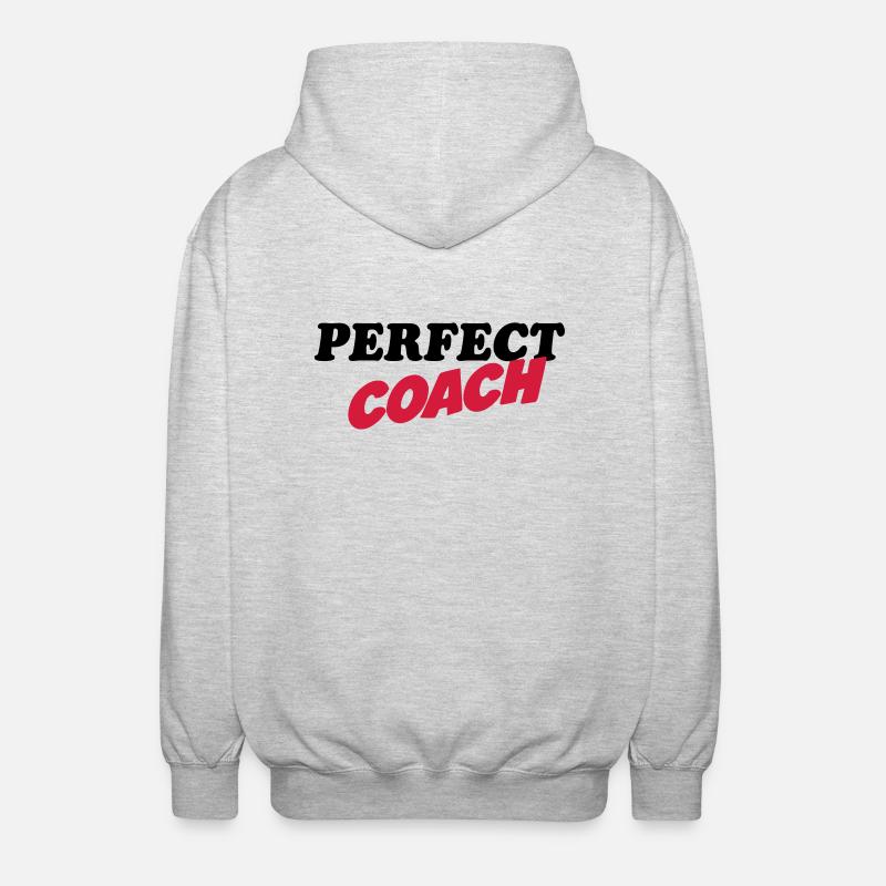 Perfect coach - Veste à capuche unisexe - gris clair chiné